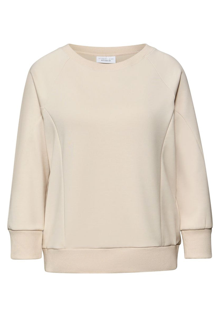 Softes Shirt mit Rippdetails