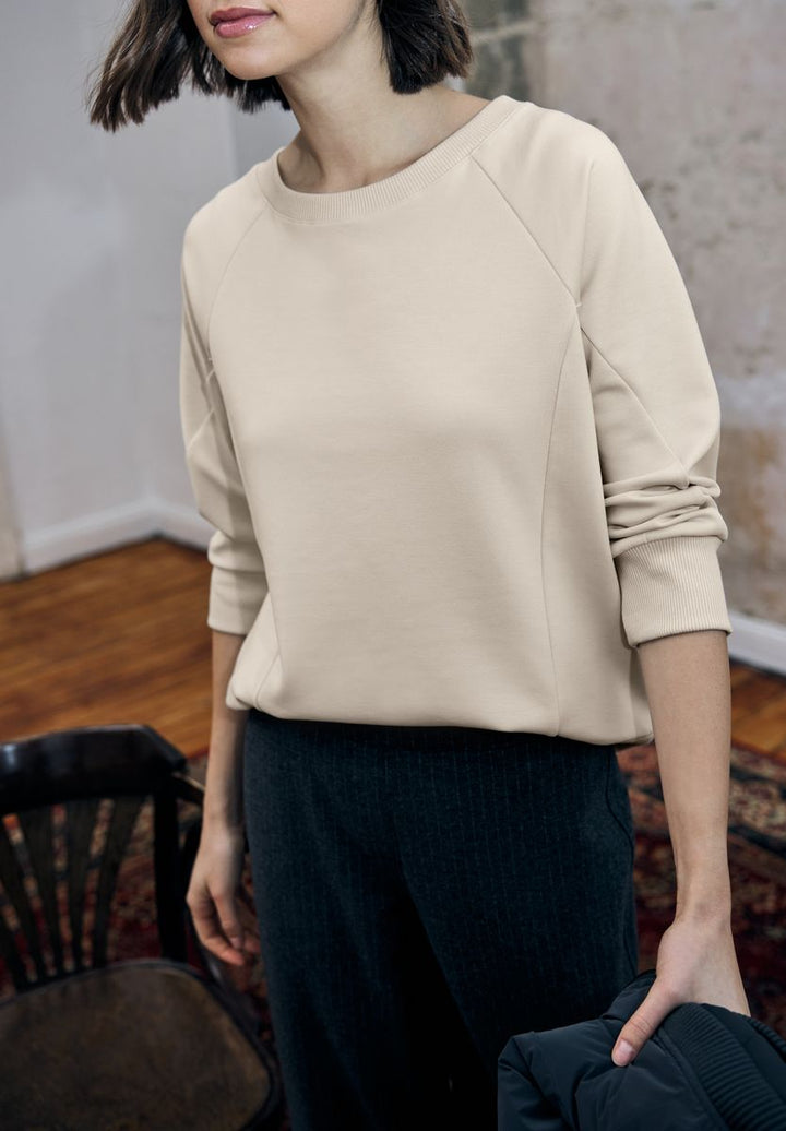 Softes Shirt mit Rippdetails