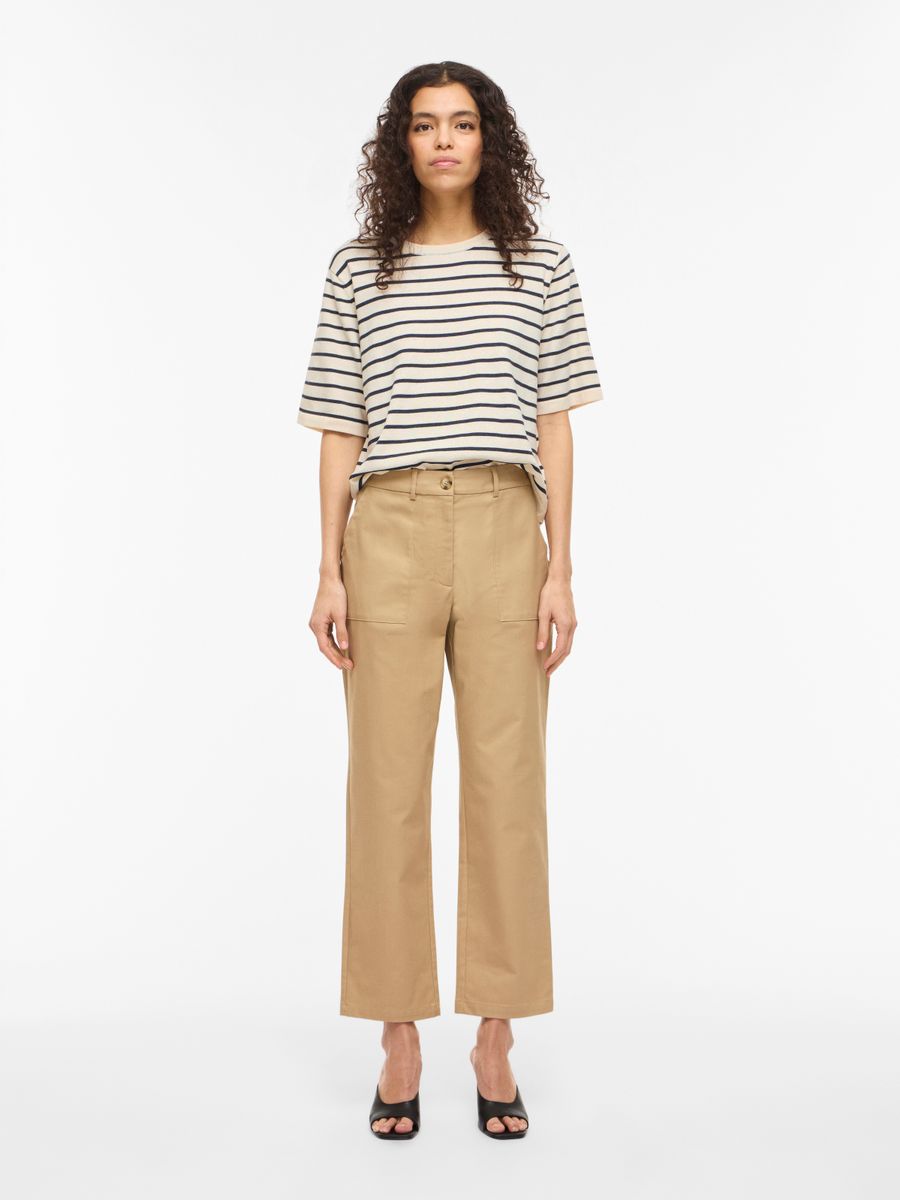 VIMALU O-NECK 2/4 KNIT TOP-NOOS