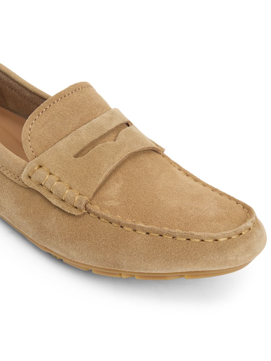 FLAG SOFT SUEDE DRIVER LOAFER