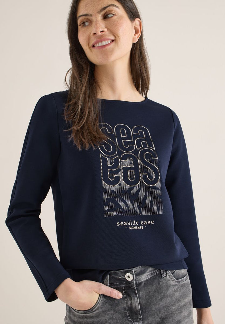 Shirt mit Stickerei