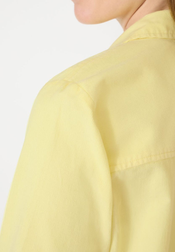 Hemdbluse in Unifarbe