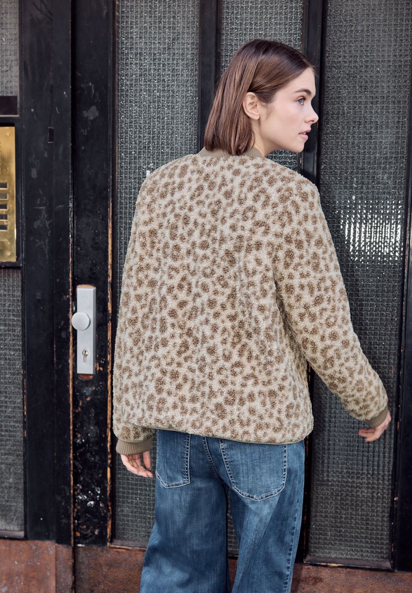 Blouson mit Leomuster