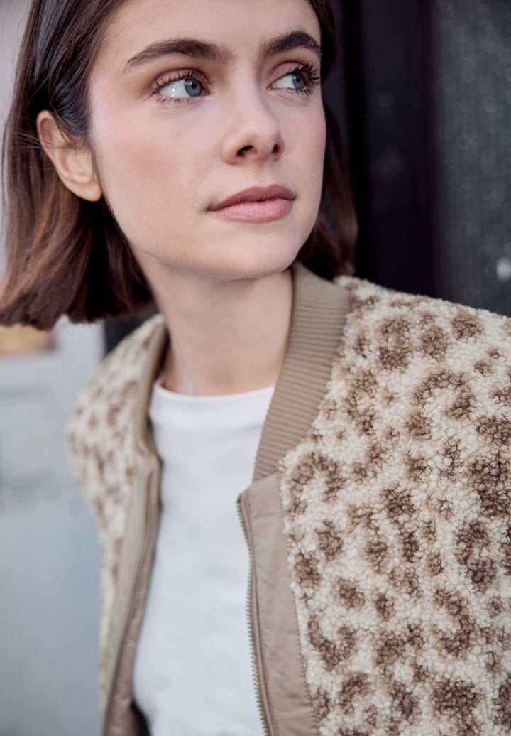 Blouson mit Leomuster