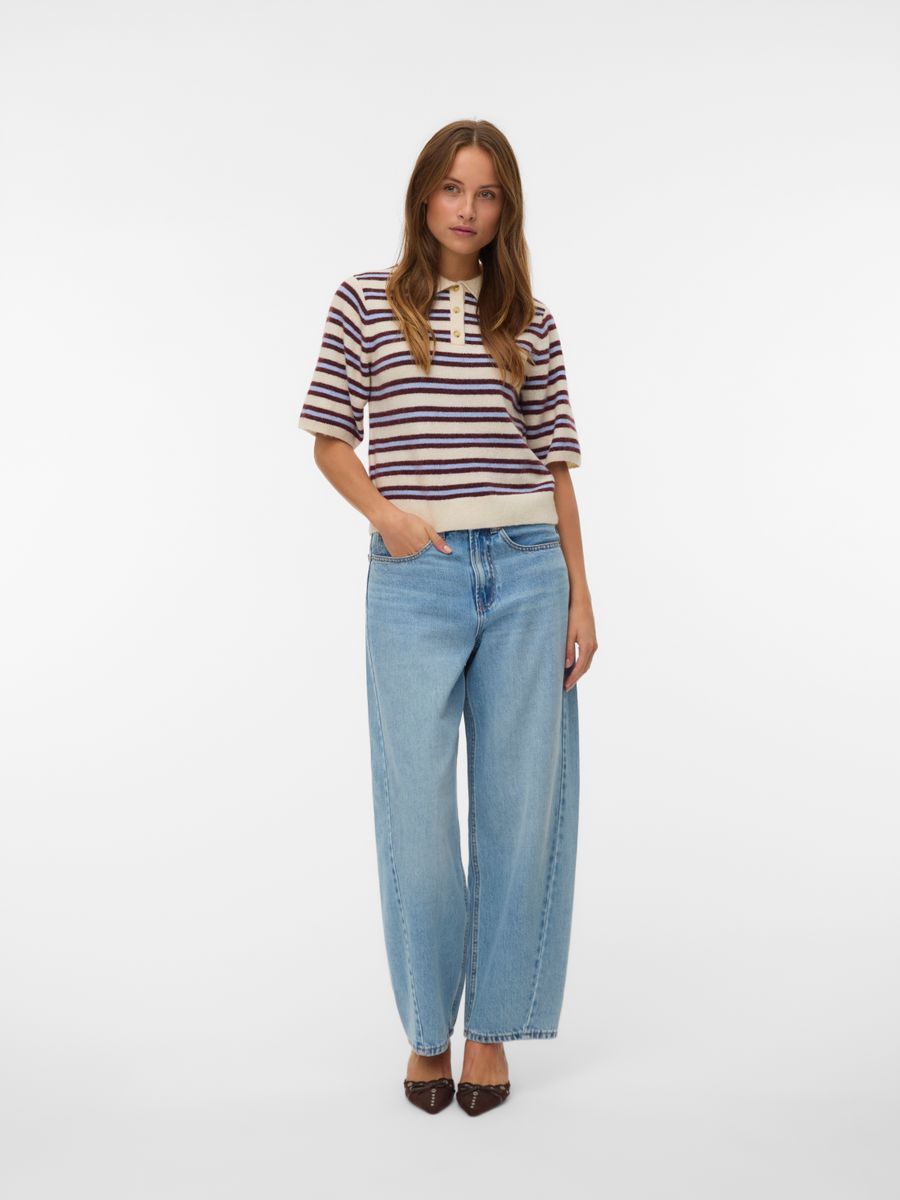 VMOCANNA 2/4 POLONECK PULLOVER