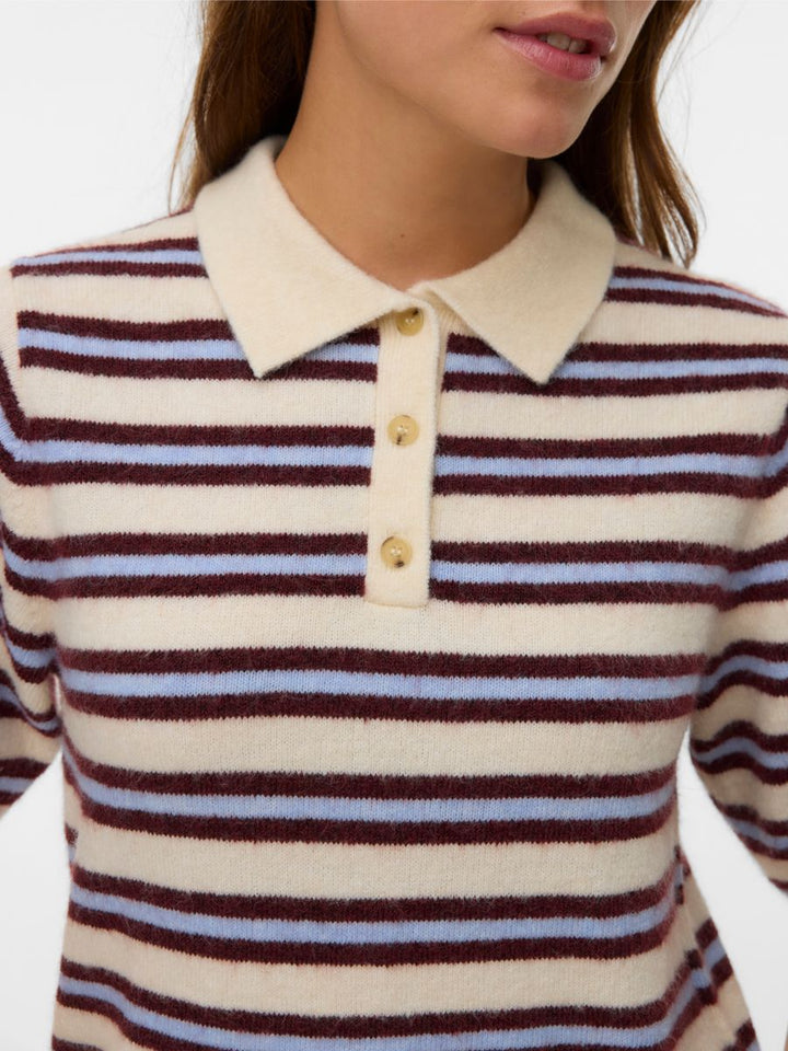VMOCANNA 2/4 POLONECK PULLOVER