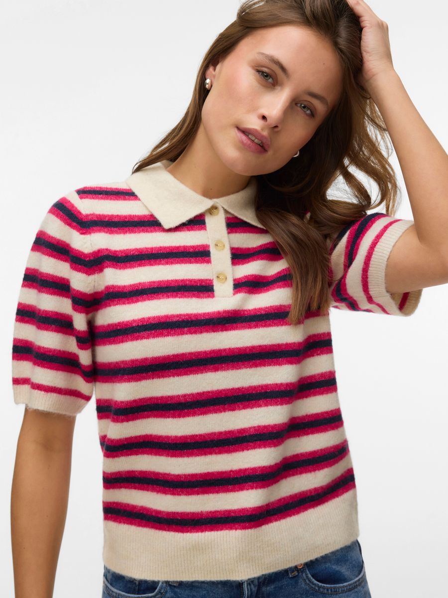 VMOCANNA 2/4 POLONECK PULLOVER