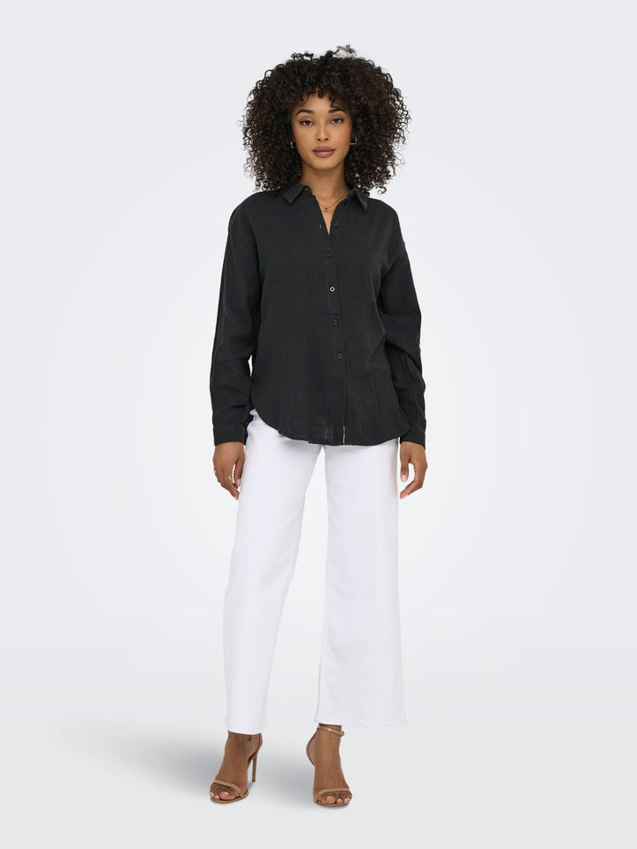 JDYTHEIS LIFE L/S LOOSE SHIRT WVN NOOS