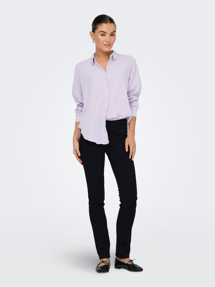 JDYTHEIS LIFE L/S LOOSE SHIRT WVN NOOS