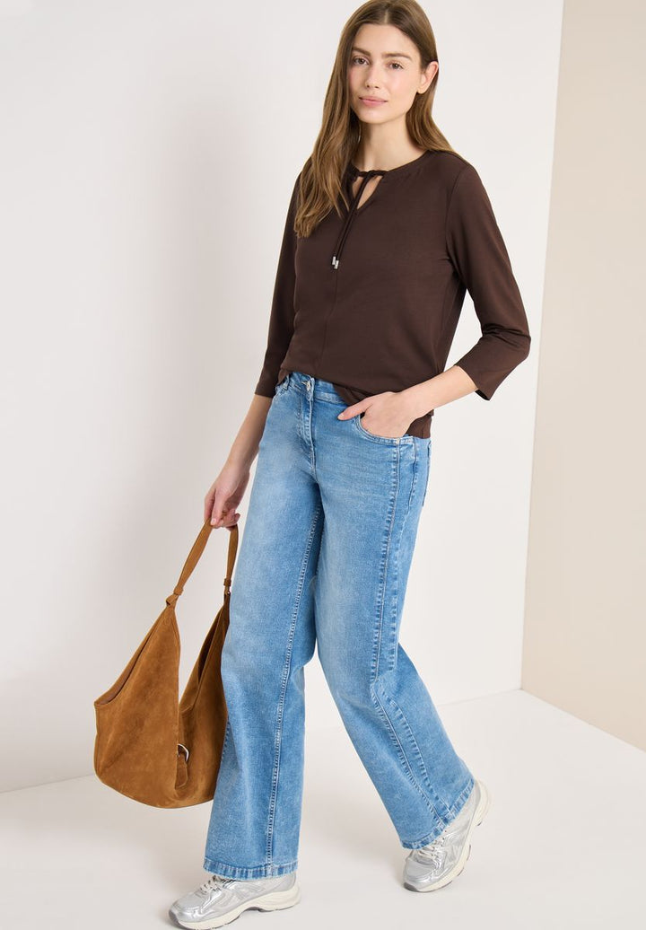 Shirt im Tunika-Look