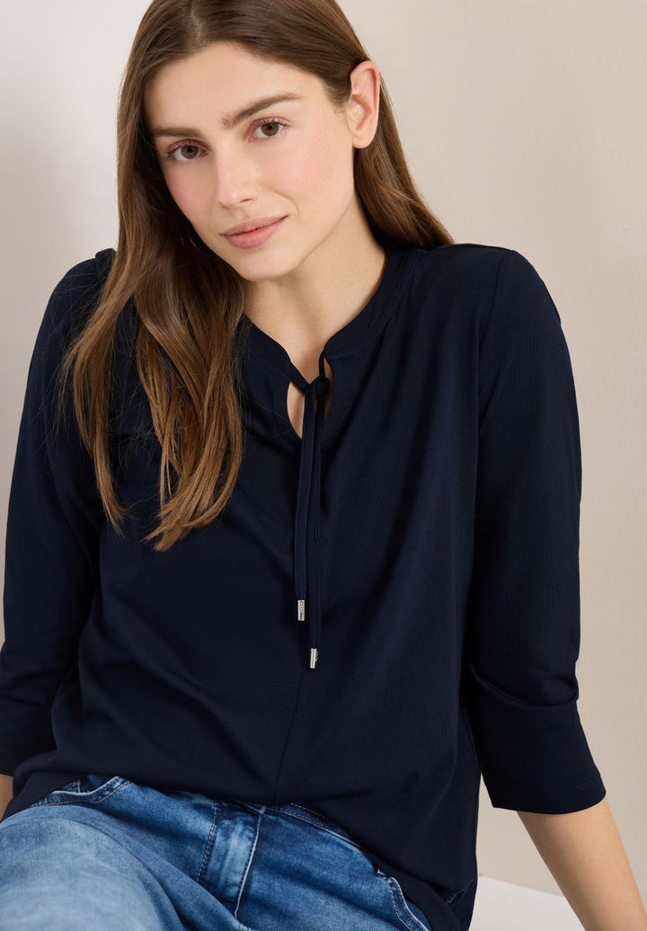 Shirt im Tunika-Look