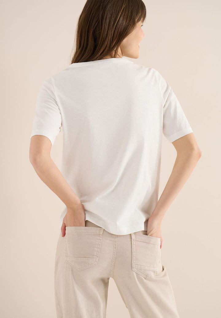 T-Shirt in Unifarbe
