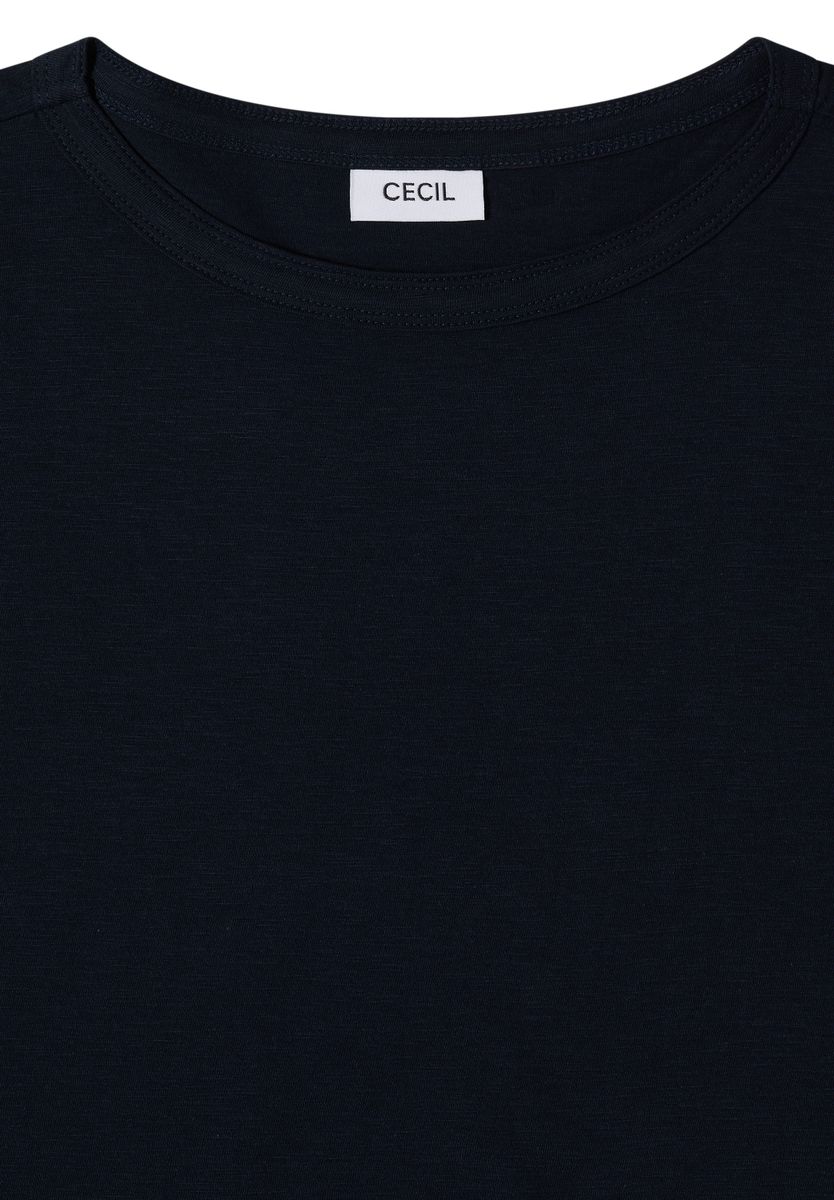 T-Shirt in Unifarbe