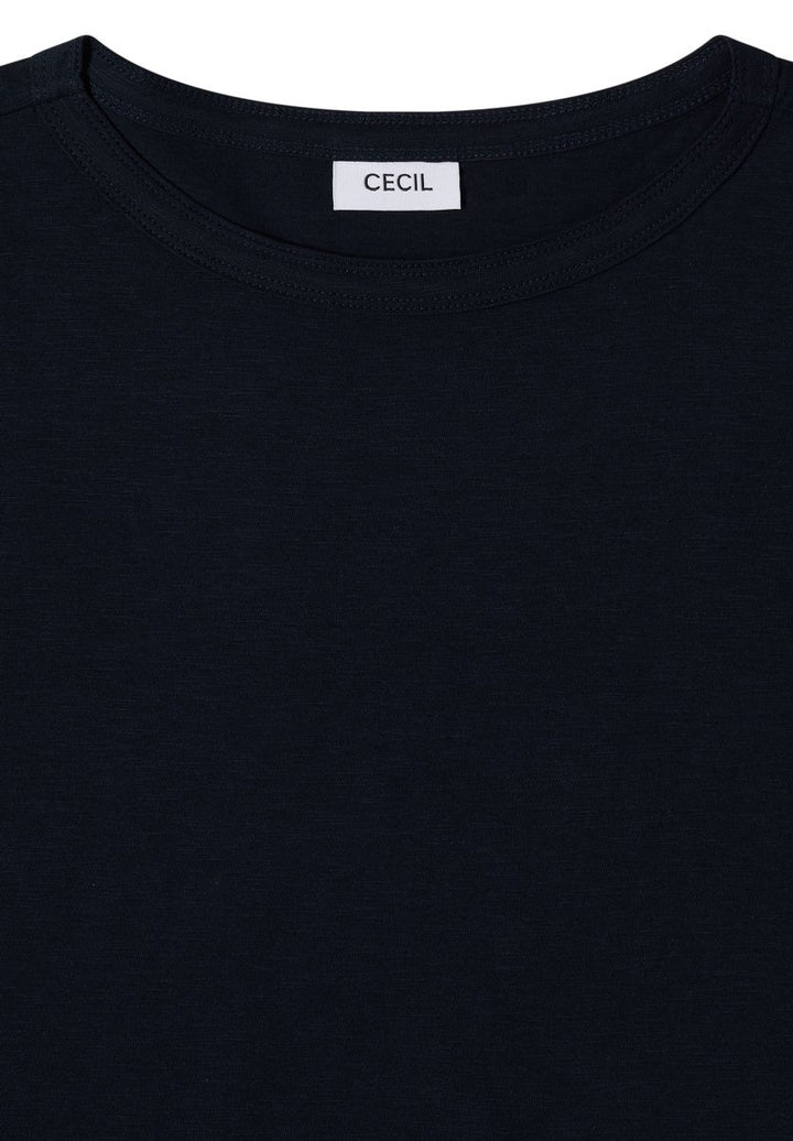 T-Shirt in Unifarbe