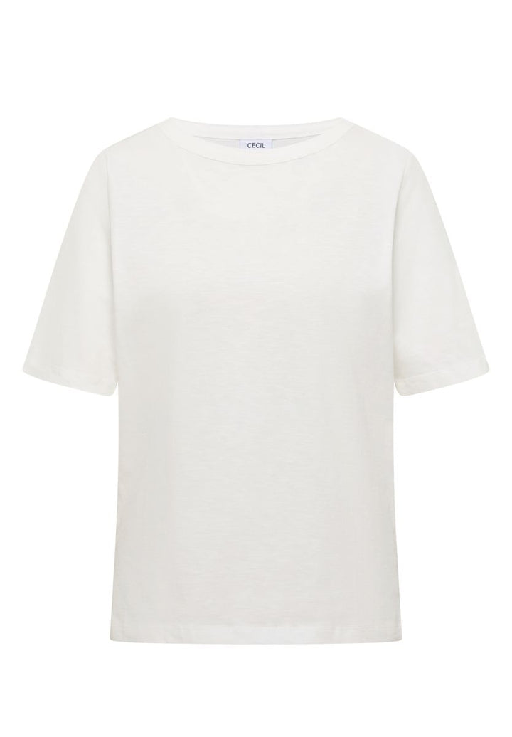 T-Shirt in Unifarbe