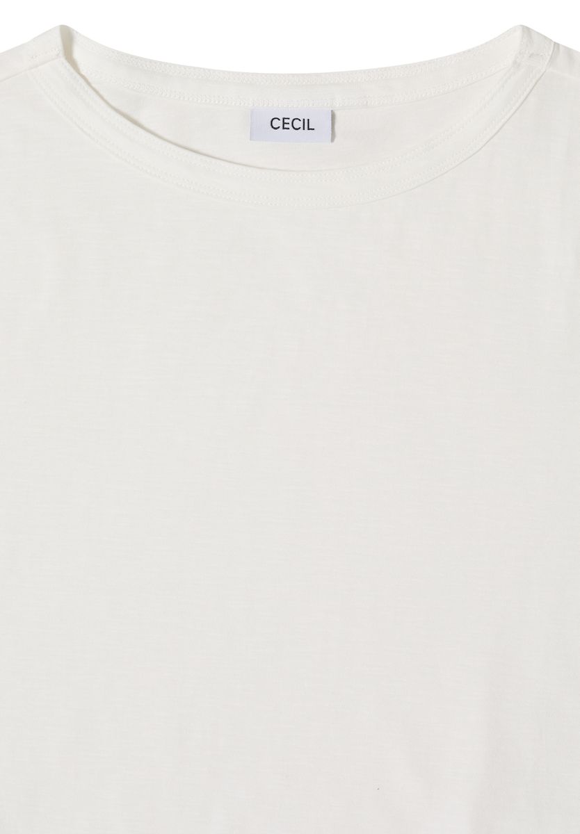 T-Shirt in Unifarbe