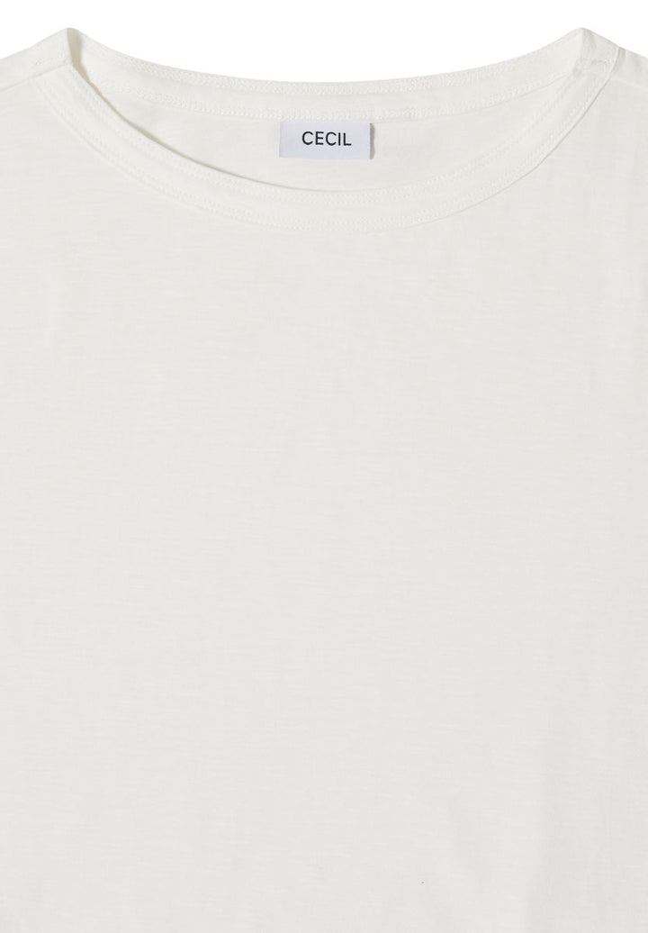 T-Shirt in Unifarbe