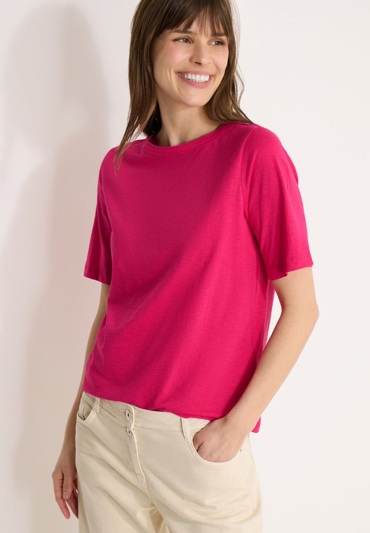 T-Shirt in Unifarbe
