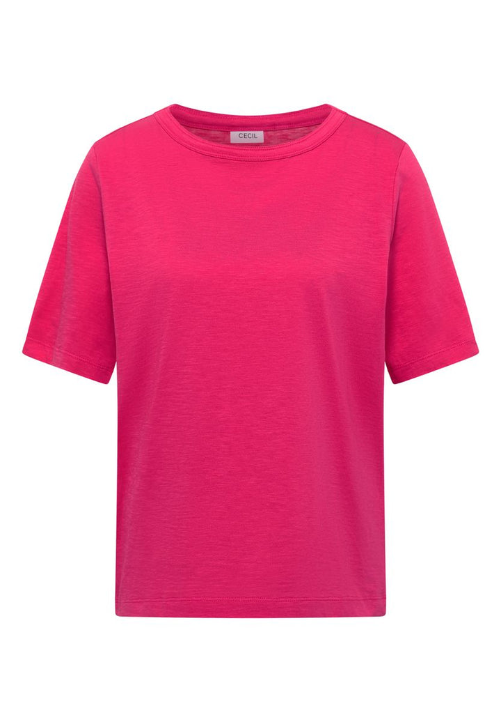 T-Shirt in Unifarbe