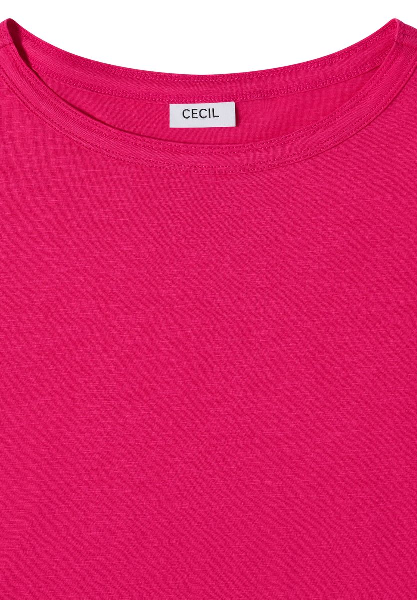T-Shirt in Unifarbe