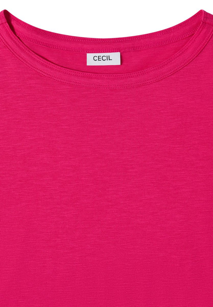 T-Shirt in Unifarbe