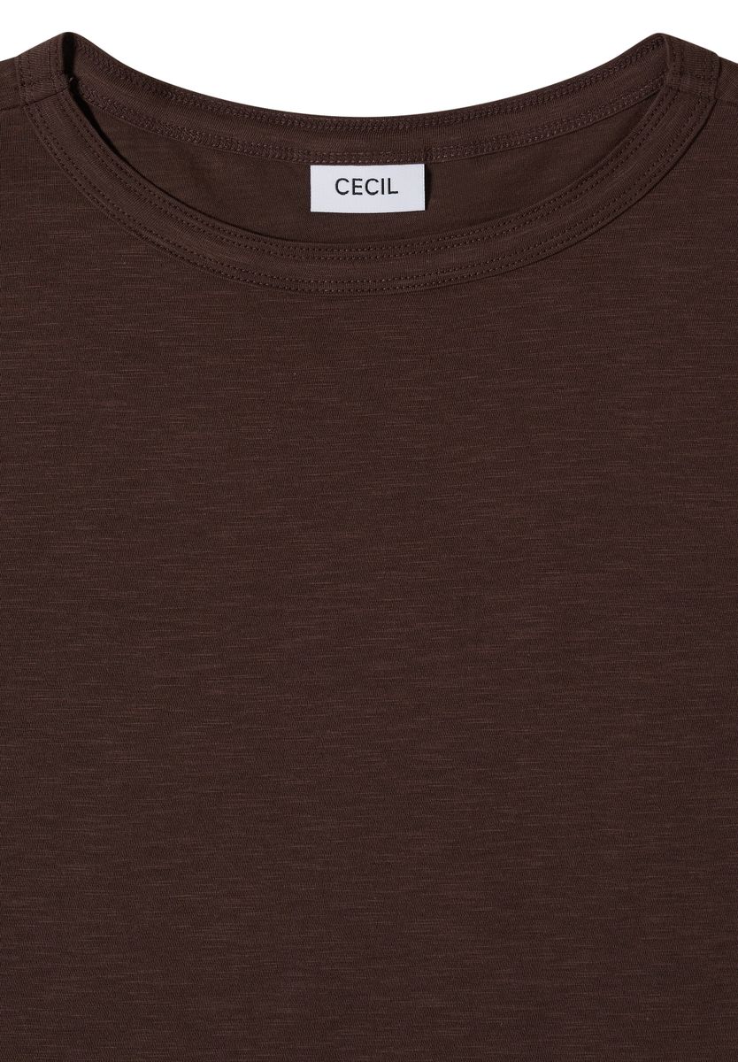 T-Shirt in Unifarbe