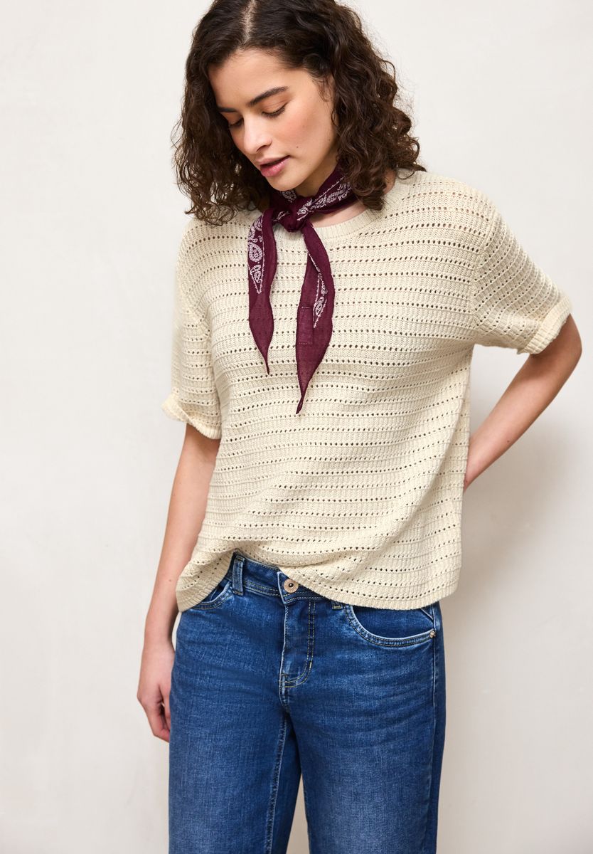 Pointelle Pullover