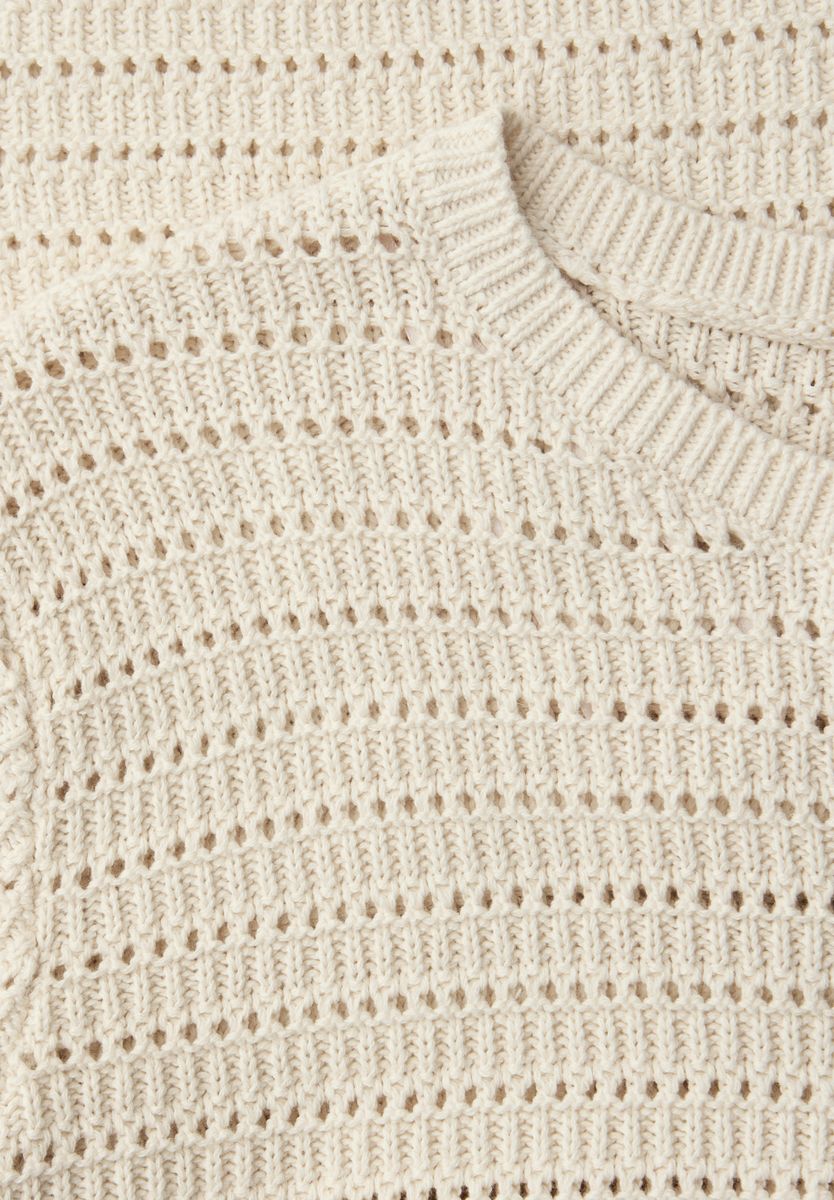 Pointelle Pullover