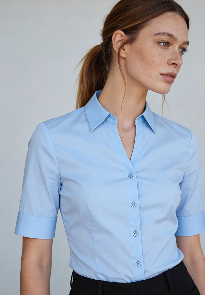Baumwoll/Stretch Bluse