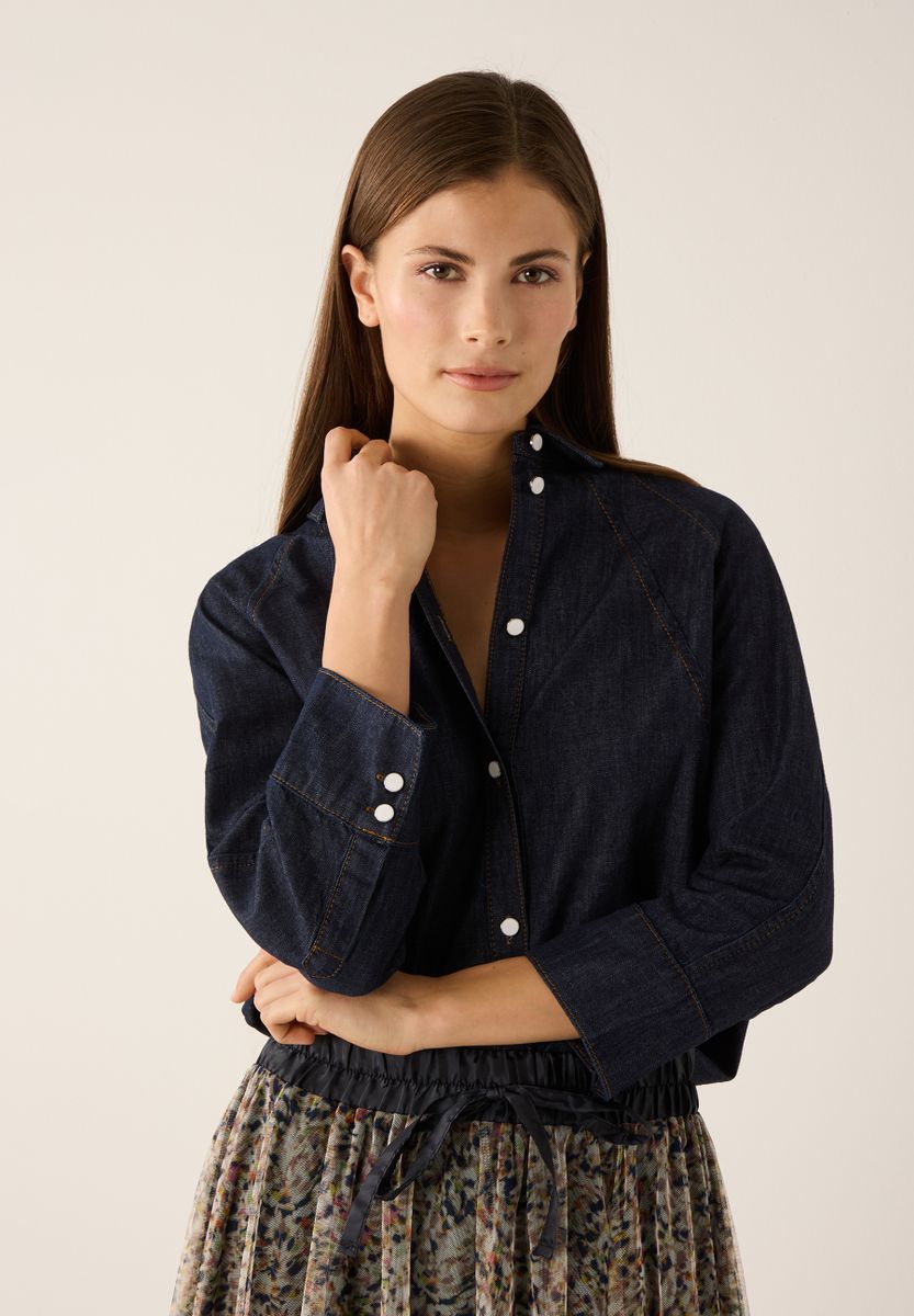 Jeansbluse
