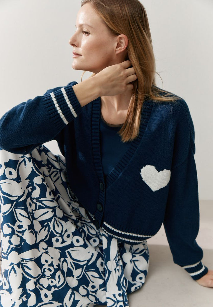 Cardigan mit Herz