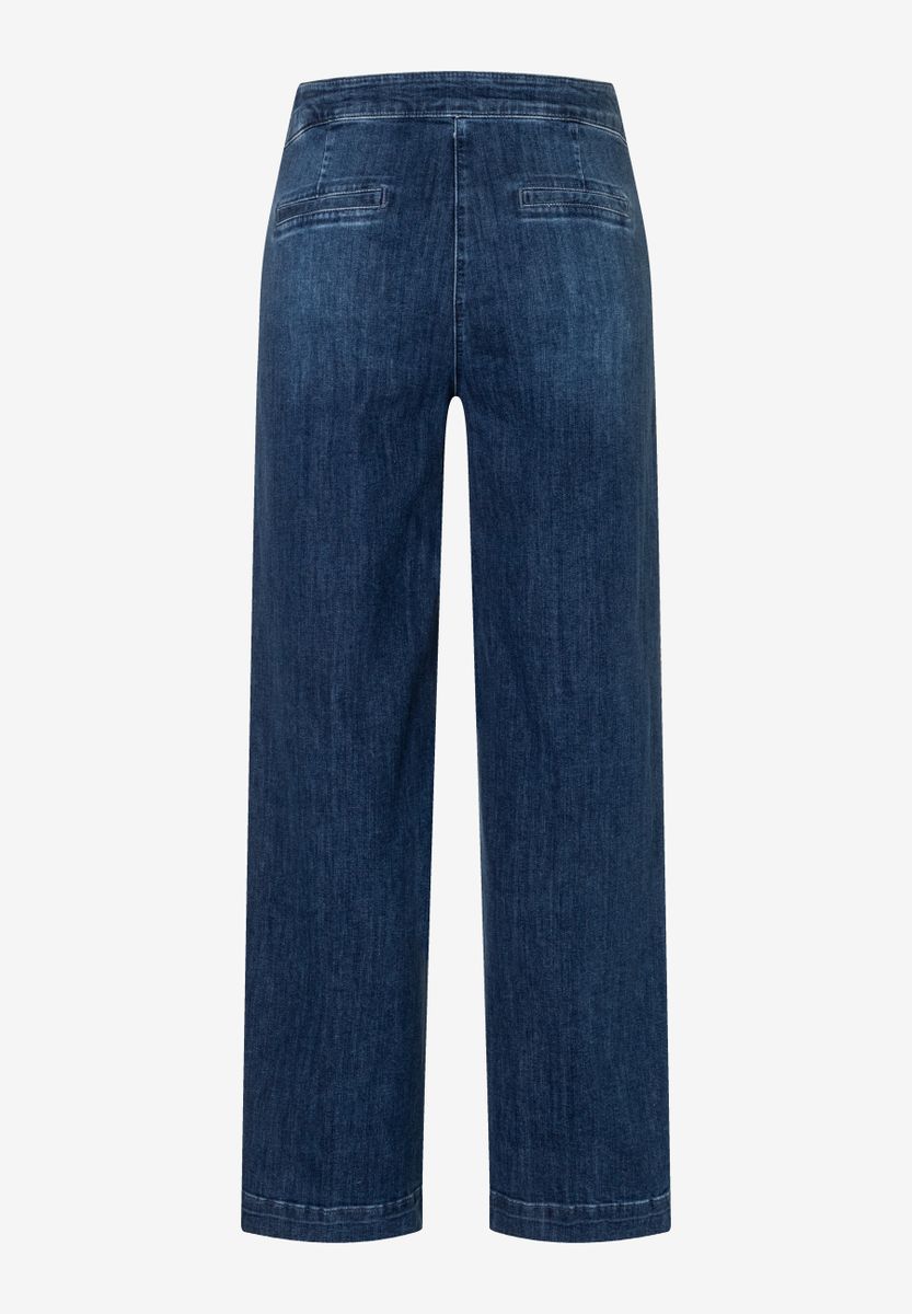 Weite Jeans mit Knöpfen