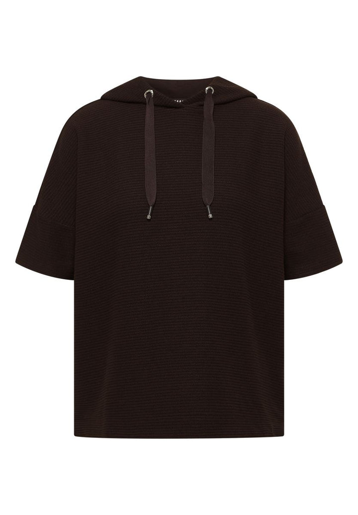 Hoodie Shirt in Unifarbe