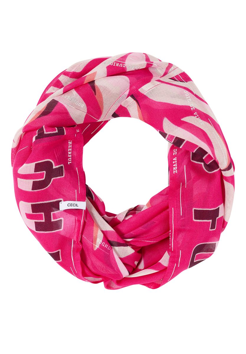 Loop Schal mit Folienprint