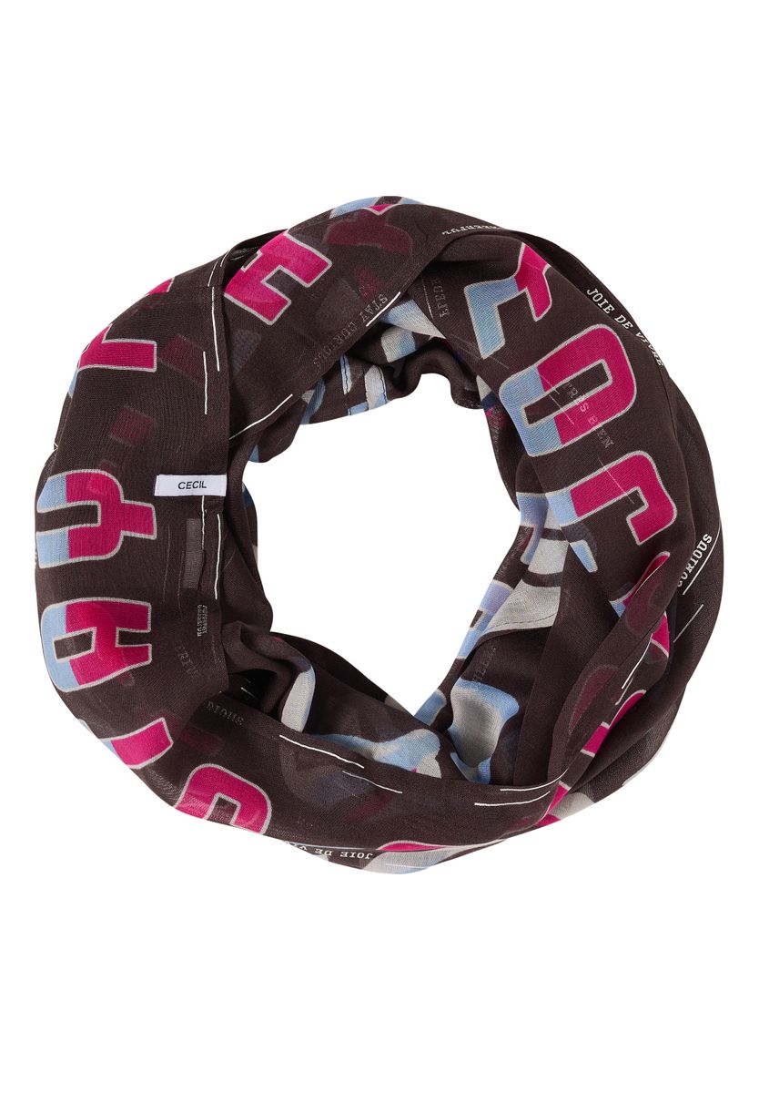 Loop Schal mit Folienprint