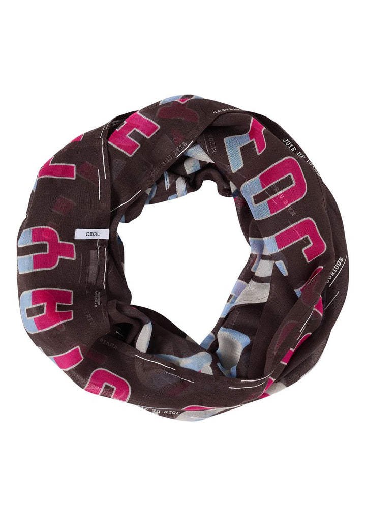 Loop Schal mit Folienprint