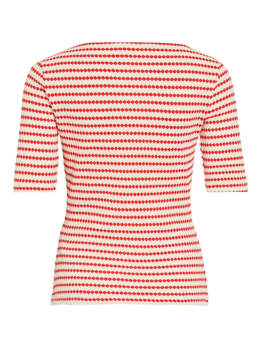 VILOPES BOAT NECK 2/4 TOP/TES