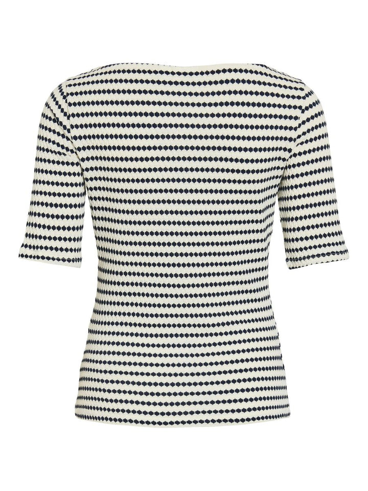 VILOPES BOAT NECK 2/4 TOP/TES