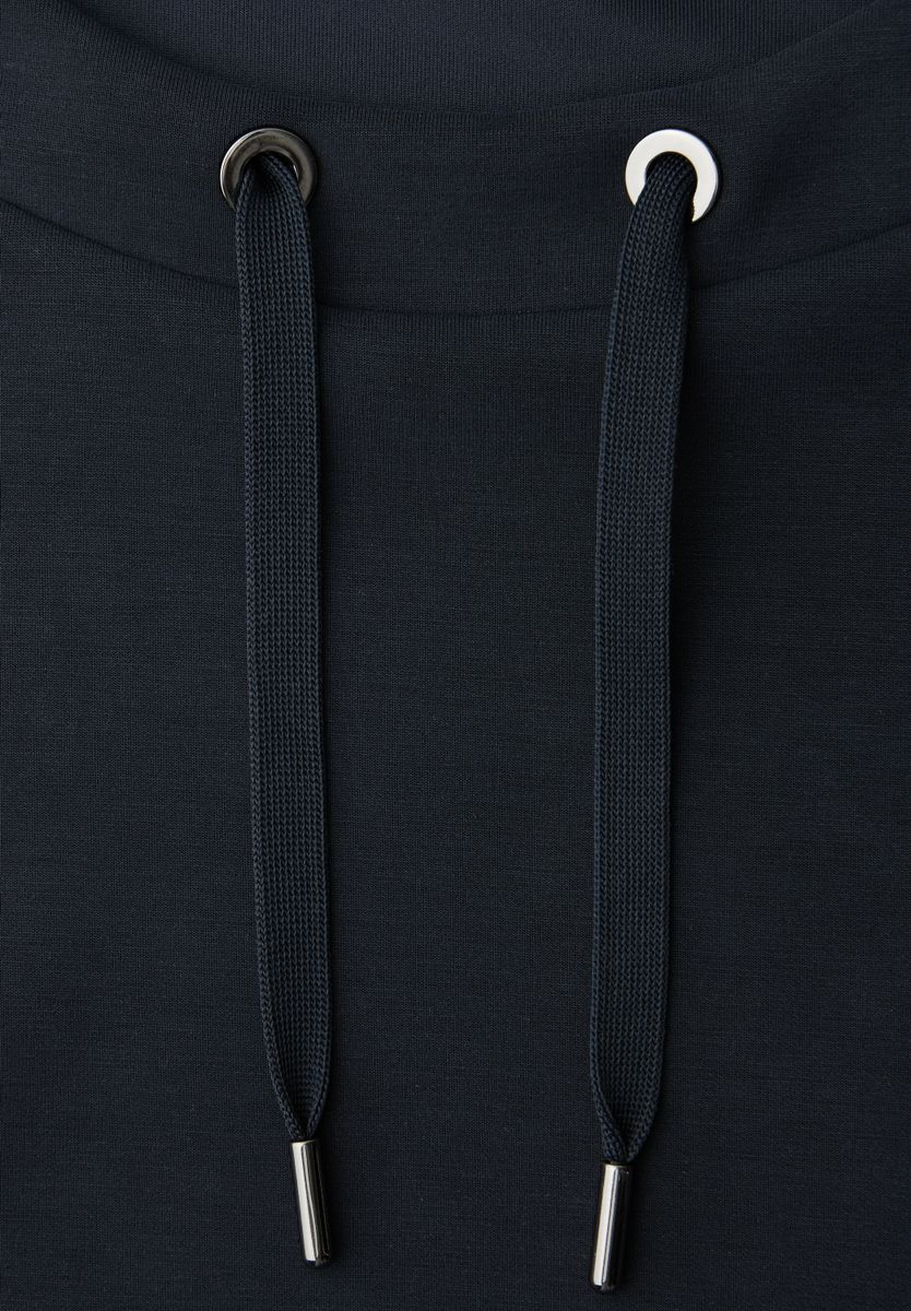 Dropped Shoulder Shirt im Silk-Look