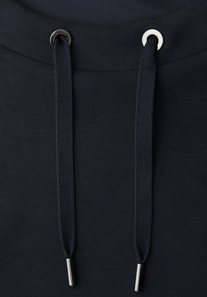 Dropped Shoulder Shirt im Silk-Look