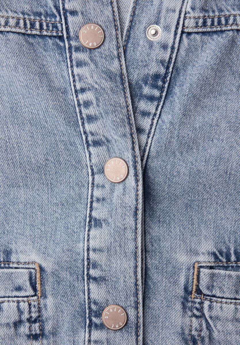 Jeansjacke in heller Waschung