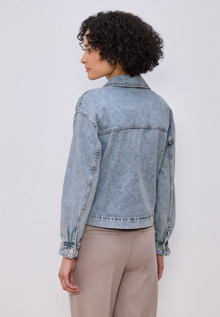 Jeansjacke in heller Waschung