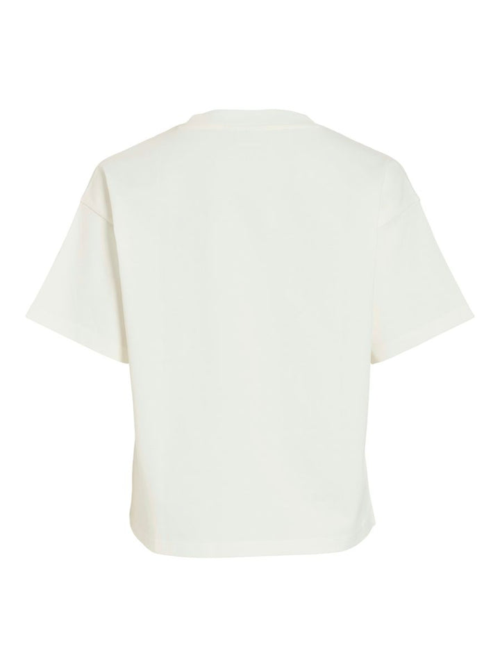 VIMONIE FLORAL EMB S/S O-NECK/R