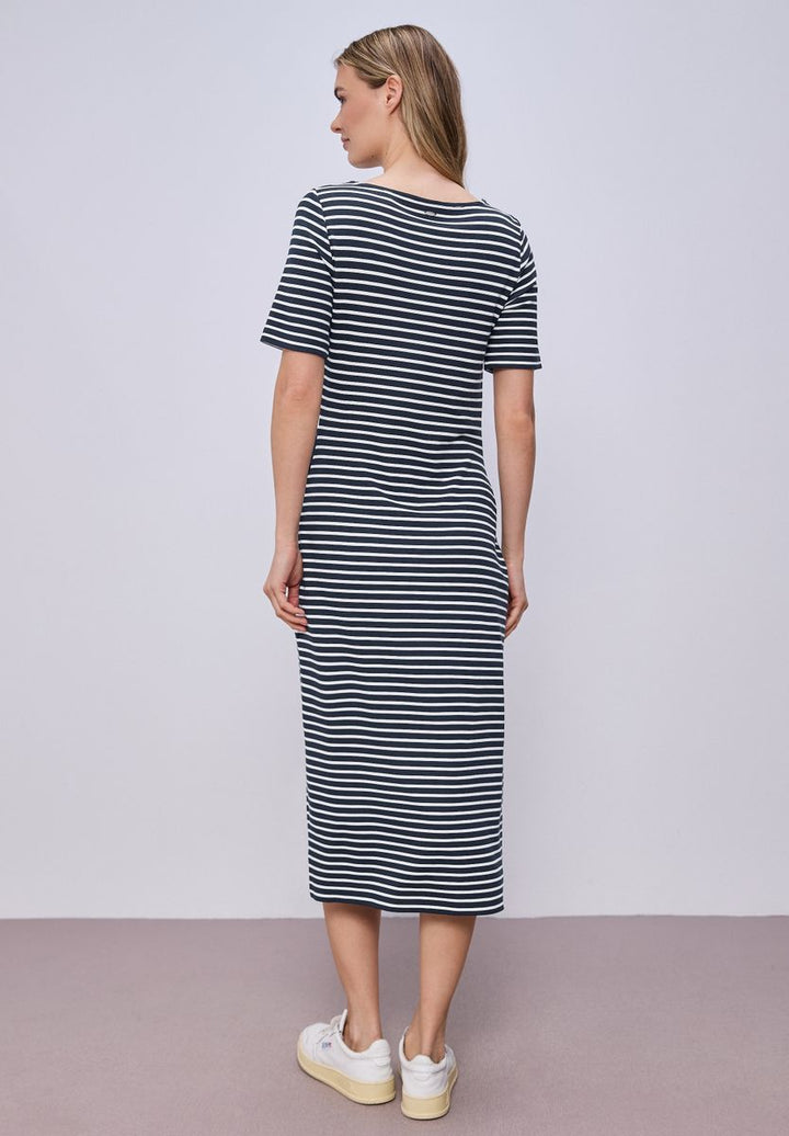 Midi-Kleid mit Knotendetail