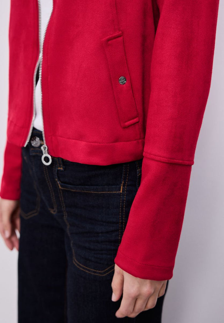 Blouson aus Velours mit Zipper