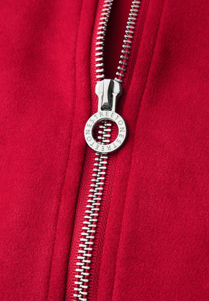 Blouson aus Velours mit Zipper