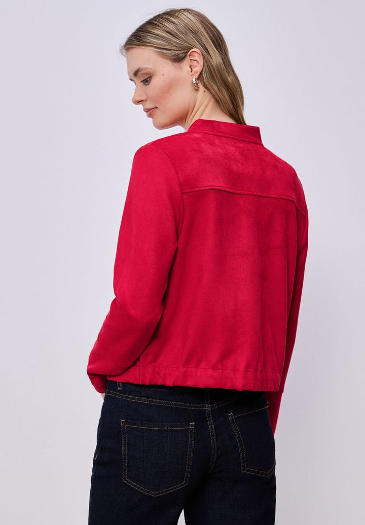 Blouson aus Velours mit Zipper
