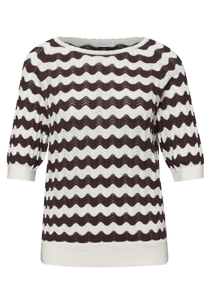 Gemusterter Pullover