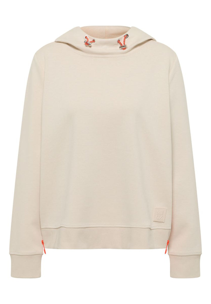 Hoodie mit Zipper-Details