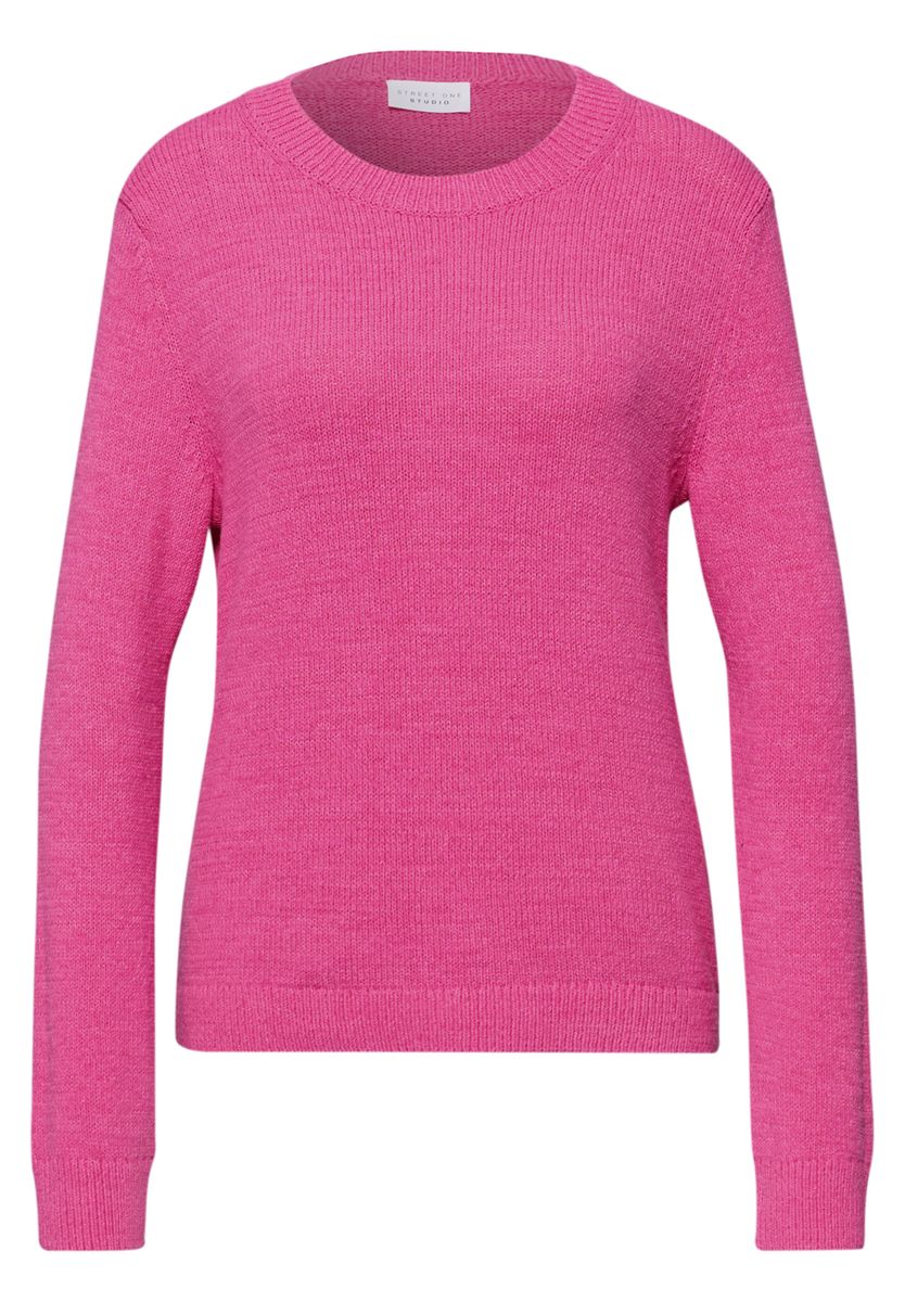 Pullover in Unifarbe